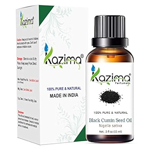 kazima black cumin seed oil 15ml  pure amp natural undiluted essential oil for skin care hair care aromatherapy body massage diy blends amp home care