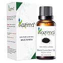KAZIMA Black Cumin Seed Oil 15ml | Pure &amp; Natural Undiluted Essential Oil for Skin Care, Hair Care, Aromatherapy, Body Massage, DIY Blends &amp; Home Care