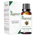 KAZIMA Carrot Seed Essential Oil 15 ml | Pure &amp; Natural Undiluted Oil for Skin Care, Hair Care, Aromatherapy, Massage &amp; DIY Blends | Essential Oil for Personal Care