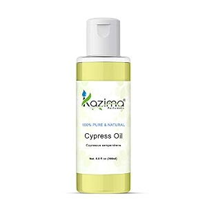 kazima cypress essential oil - 100 pure natural amp undiluted for skin care amp hair care 200ml