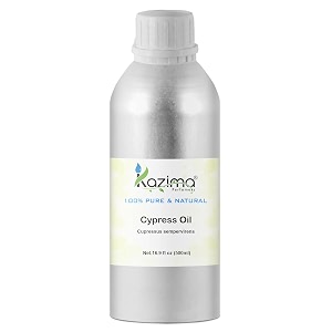 kazima cypress essential oil - 100 pure natural amp undiluted for skin care amp hair care 500ml