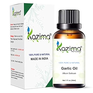kazima garlic essential oil - pure amp natural undiluted garlic oil for hair care skin care scalp care hair oil massage amp diy beauty 30 ml