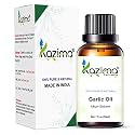 KAZIMA Garlic Essential Oil - Pure &amp; Natural Undiluted Garlic Oil for Hair Care, Skin Care, Scalp Care, Hair Oil Massage &amp; DIY Beauty, 30 ml