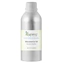 KAZIMA Macadamia Cold Pressed Carrier Oil - 100% Pure Natural &amp; Undiluted For Skin care &amp; Hair care (500ml)