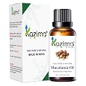 KAZIMA Macadamia Cold Pressed Carrier Oil - 100% Pure Natural &amp; Undiluted For Skin care &amp; Hair (15ml)