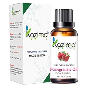 kazima pomegranate essential oil  pure amp natural essential oil for skin hair amp face  aromatherapy diffuser humidifier massage spa home fragrance amp diy beauty  15 ml