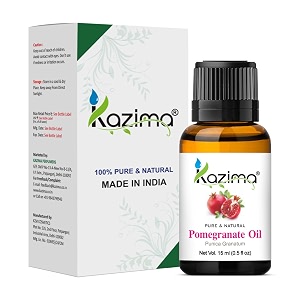 kazima pomegranate essential oil  pure amp natural essential oil for skin hair amp face  aromatherapy diffuser humidifier massage spa home fragrance amp diy beauty  15 ml