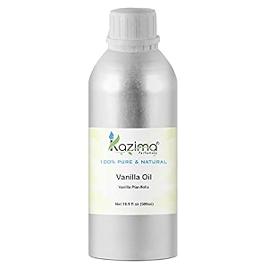 kazima vanilla essential oil - pure amp natural undiluted oil for hair care body oil vanilla perfume skin care amp aromatherapy 15ml