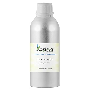 kazima ylang ylang essential oil - 100 pure natural amp undiluted for skin care amp hair cares 500ml
