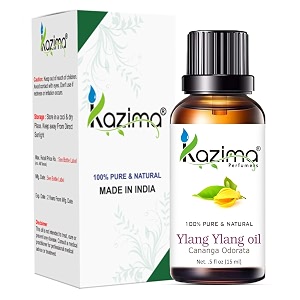 kazima ylang ylang essential oil - 100 pure natural amp undiluted for skin care amp hair cares 15ml