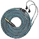KBEAR ST16 Plus 2 Meter Detachable IEM Cable, 16 Core 5N OCC Silver-Plated Long in-Ear Earphone Cable for KBEAR KS1/KS2 CCZ Melody/DC02 Tin Audio T2 T2 PRO T3 T5 Westone TFZ Kinera Shozy (TFZ 3.5MM)