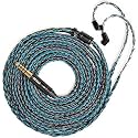KBEAR ST16 Plus Long IEMs Earphone Cable with QDC-Type Pin for KZ ZSN/ZSN PRO/EDX/ZS10/ZSN PRO X/ASX/ZSX/ZAS/ZVX/AS16/DQ6/DQS/ASX/D-Fi/Krila/PR1/PR2/ZEX CCA CRA/C12/C10 PRO (QDC 4.4MM)