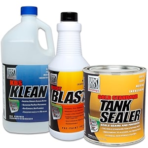 kbs coatings 53000 auto fuel tank sealer kit seals up to 25 gallon tank