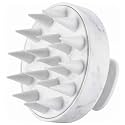 KBS Hair Scalp Massager Shampoo Brush with Soft Silicone Bristles for Anti Dandruff Removal Head Massager Prevents Hair loss for Men, Women (WHITE)…