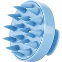 KBS Hair Scalp Massager Shampoo Brush with Soft Silicone Bristles for Anti Dandruff Removal Head Massager Prevents Hair loss for Men, Women (Blue)