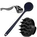 KBS Hair Scalp Massager Shampoo Brush with Soft Silicone Bristles for Anti Dandruff Removal Head Massager Prevents Hair loss for Men, Women (DERMA-BACKSCRUBBER-SCALP)