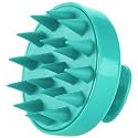 KBS Hair Scalp Massager Shampoo Brush with Soft Silicone Bristles for Anti Dandruff Removal Head Massager Prevents Hair loss for Men, Women (GREEN)…