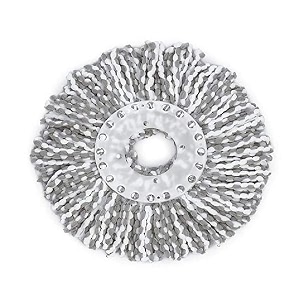 kbs mop refill head round spin replacement microfiber 30 cm universal floor cleaning kitchen accessories items new all for home improvement product grey 3