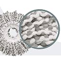 KBS Mop Refill Head Round Spin Replacement Microfiber 30 cm Universal Floor Cleaning Kitchen Accessories Items New All for Home Improvement Product (Grey)