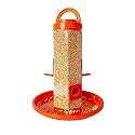 KBV Bird Feeder for Birds, Parrots for Home, Balcony, Ofice, Window, Garden, Terrace (Orange)