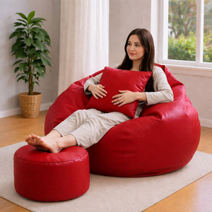 KC FURNISH 4XL Chair Bean Bag Cover