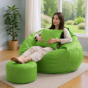 KC FURNISH 4XL Chair Bean Bag Cover