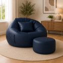 KC FURNISH 4XL Chair Bean Bag Cover