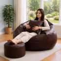 KC FURNISH 4XL Chair Bean Bag Cover