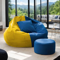 KC FURNISH 4XL Tear Drop Bean Bag