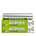 Silver Aluminium Foil Paper Roll for Food Packing 9m 11 Micron, Food Wrap for Kitchen, Ideal for Wrapping, Packing, Storing (Pack of 2)