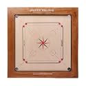 KD Willmax Golden Carrom Board Antique Indoor Board Game Approved By Carrom Federation of India & Maharashtra Carrom Association (Bulldog, 28mm)