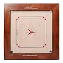 KD Willmax Golden Carrom Board Antique Indoor Board Game Approved By Carrom Federation of India &amp; Maharashtra Carrom Association (Jumbo, 36mm)
