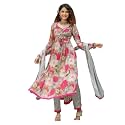 KD Women39s Anarkali Floral Printed Kurta Pent