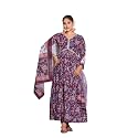 KD Women39s Anarkali Floral Printed Kurta Pent