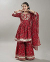 KDM FASHION Girls Festive Party Kurta