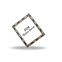8x8 Inches flexiable Glass (acrylic) &amp; synthetic wood customized Hanging/Table Top High Density Photo Frame for Wall Decoration Black &amp; White Color Check Pattern