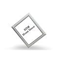 10x10 Inch Golden Bindi Color flexiable Glass (acrylic) &amp; synthetic wood customized Wall Hanging Modern Photo Frame for Wall Decoration