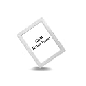 10x10 Inch Plain White Color flexiable Glass (acrylic) &amp; synthetic wood customized Wall Hanging Modern Photo Frame for Wall Decoration