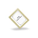 8x8 Inches Flexible Glass &amp; Synthetic Wood Hanging/Table Top High Density Photo Frame for Wall Decoration Natural Wood Color