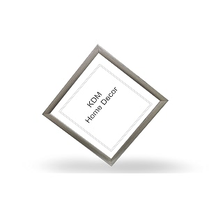 flexiable glass acrylic amp synthetic wood customized hangingtable top modern photo frame for wall decorationsize in inches 8x8 05 inch stick silver