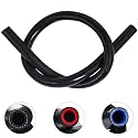 KDP 3/4"X10FT(ID:19MM) 3.0 M Silicone Heater Hose Coolant Radiator Vacuum Line, 2ply Reinforced 4MM Thick, Max Temperature Rating 350F Work Pressure 100 psi+ Mutiple Use for Air and Water