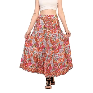 ke kanha exports skirt for woman  women skirts skirt perfect for beach  summer top  boho  short amp long skirt  stylish lehenga type