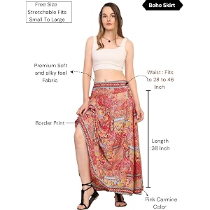 ke kanha exports skirt for woman  women skirts skirt perfect for beach  summer top  boho  short amp long skirt  stylish lehenga type