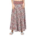 KE Kanha Exports Skirt for Woman | Women Skirts Skirt Perfect for Beach | Summer top | Boho | Short &amp; Long Skirt | Stylish Lehenga Type -Bluish Cyan 735