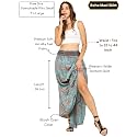 KE Kanha Exports Skirt for Woman | Women Skirts Skirt Perfect for Beach | Summer top | Boho | Short &amp; Long Skirt | Stylish Lehenga Type -Bluish Cyan 735