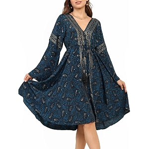 ke kanha exports dressbeach wear dressboho beach styleeasily fits m-lbust 36-38in