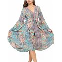 KE KANHA EXPORTS Dress|Beach Wear Dress|Boho Beach Style|Easily fits M-L|Bust 36-38in