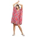 KE KanhaExports Silk beach kaftan resort wear,loungewear pink, Christmas gift kaftan luxury silk dressing gown, Silk pool cover ups, cruise kaftan