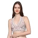 KE KANHA EXPORTS Halter Neck Wrap Top|top for Women|Backless Tops for Women|Halter Neck Tops|Adjustable wrap Waist|Boho Beach Border Print|Easily fits S-M|Bust30-36Inch|LengthUpTo 18Inch