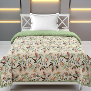kea solid single comforter for  ac room